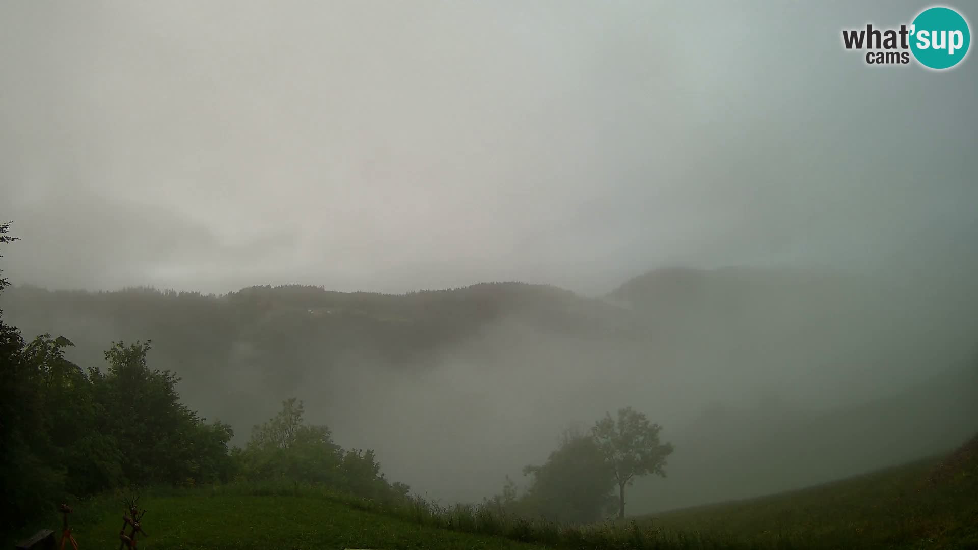 Web kamera Brunarica Dražgoše – Pogled uživo na Ratitovec (1666 m)
