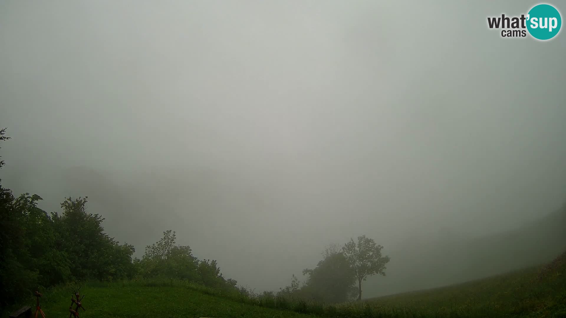 Webcam Brunarica Dražgoše – Live View of Ratitovec (1666 m)