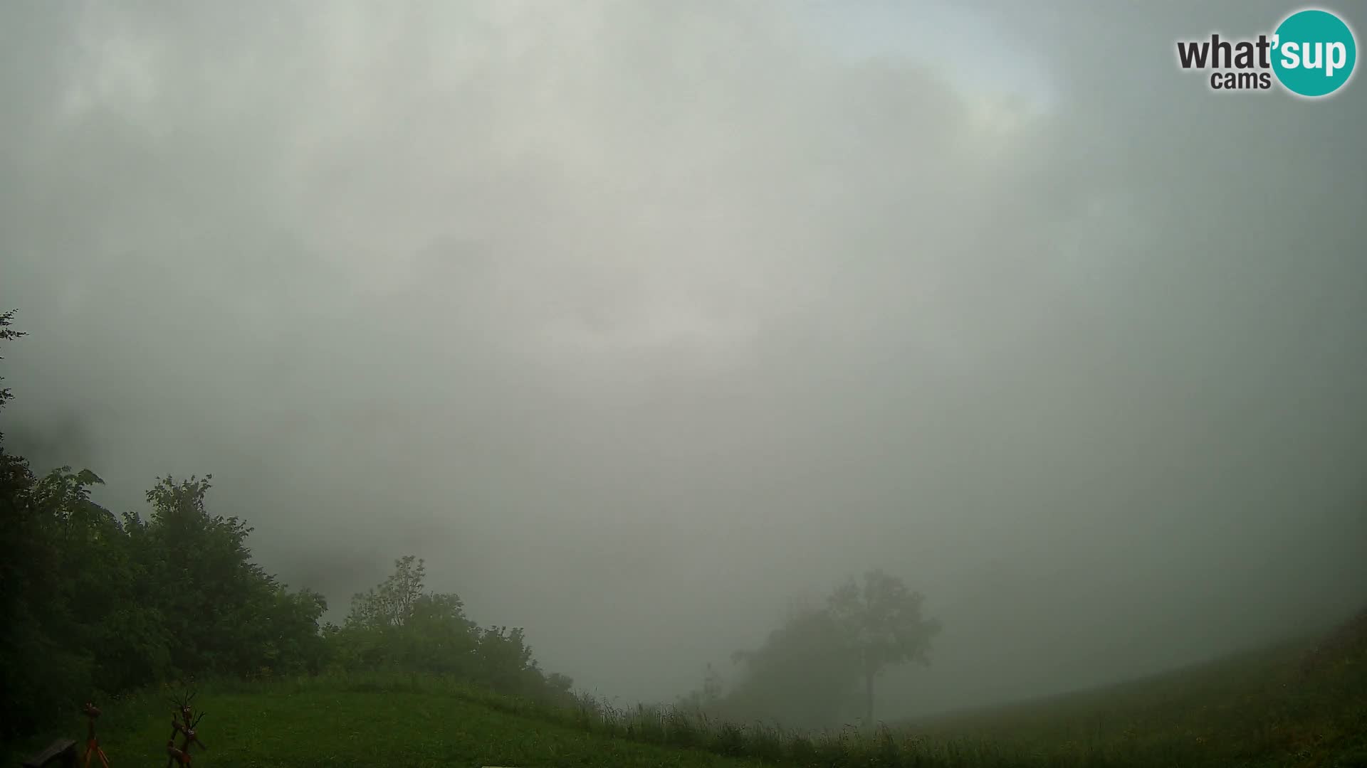 Webcam Brunarica Dražgoše – Live View of Ratitovec (1666 m)