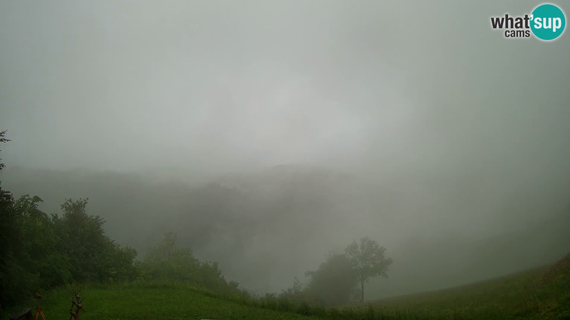 Webcam Brunarica Dražgoše – Liveblick auf Ratitovec (1666 m)