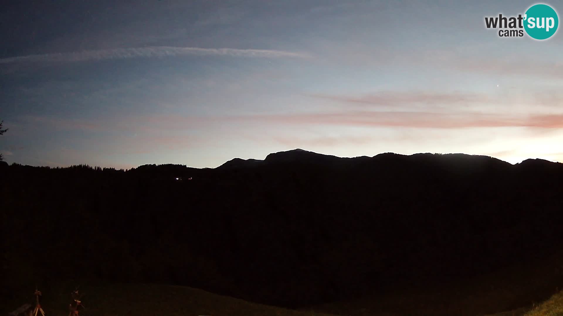 Web kamera Brunarica Dražgoše – Pogled uživo na Ratitovec (1666 m)