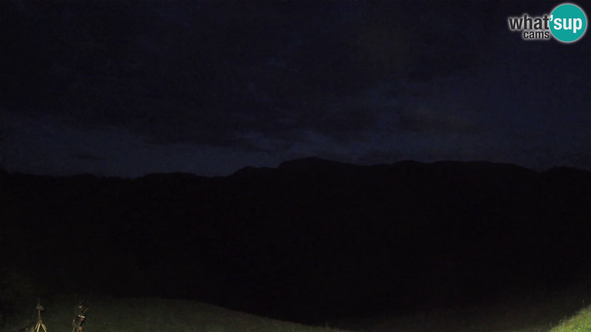 Webcam Brunarica Dražgoše – Liveblick auf Ratitovec (1666 m)