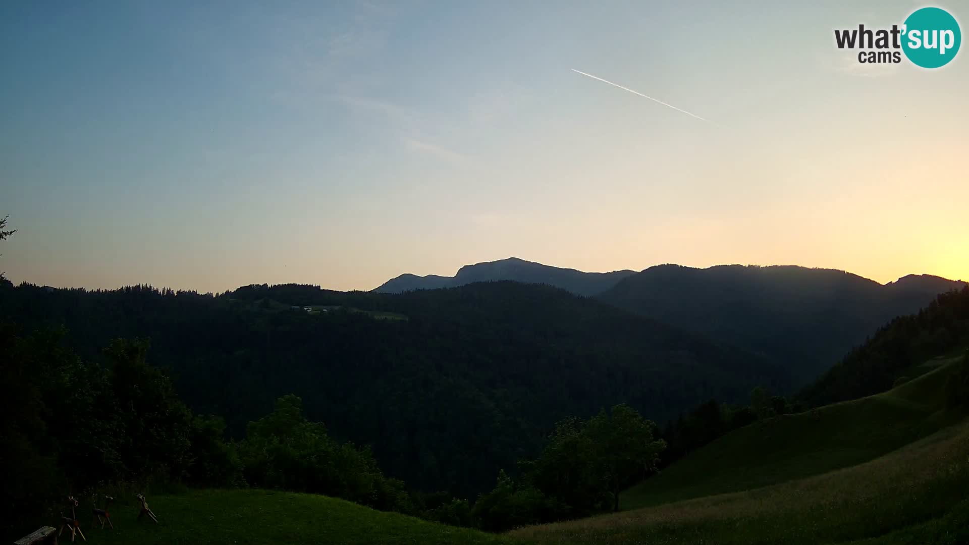 Web kamera Brunarica Dražgoše – Pogled uživo na Ratitovec (1666 m)