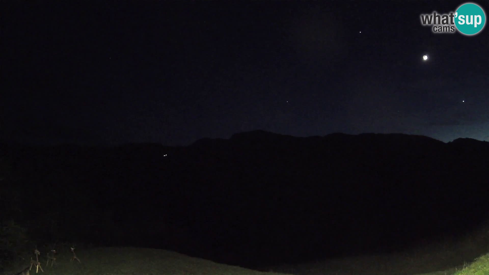 Webcam Brunarica Dražgoše – Live View of Ratitovec (1666 m)