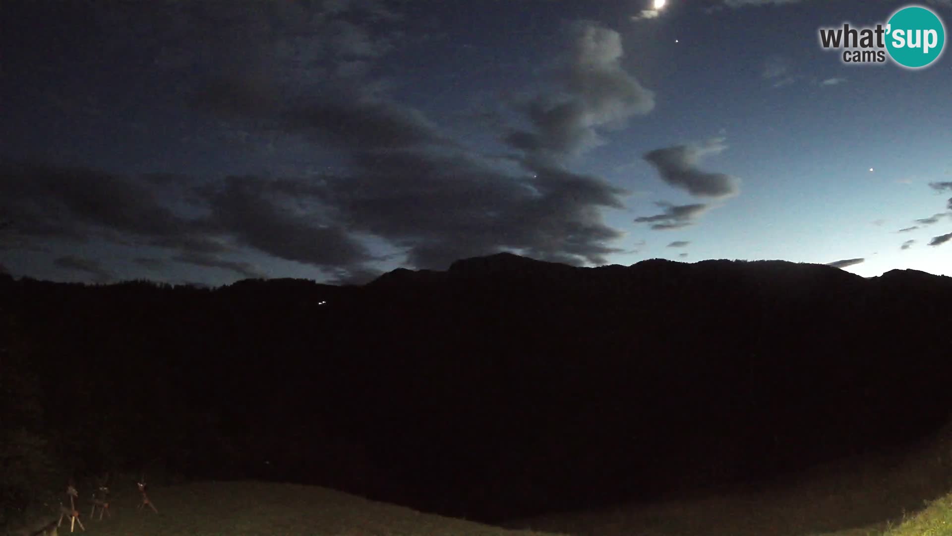 Webcam Brunarica Dražgoše – Liveblick auf Ratitovec (1666 m)