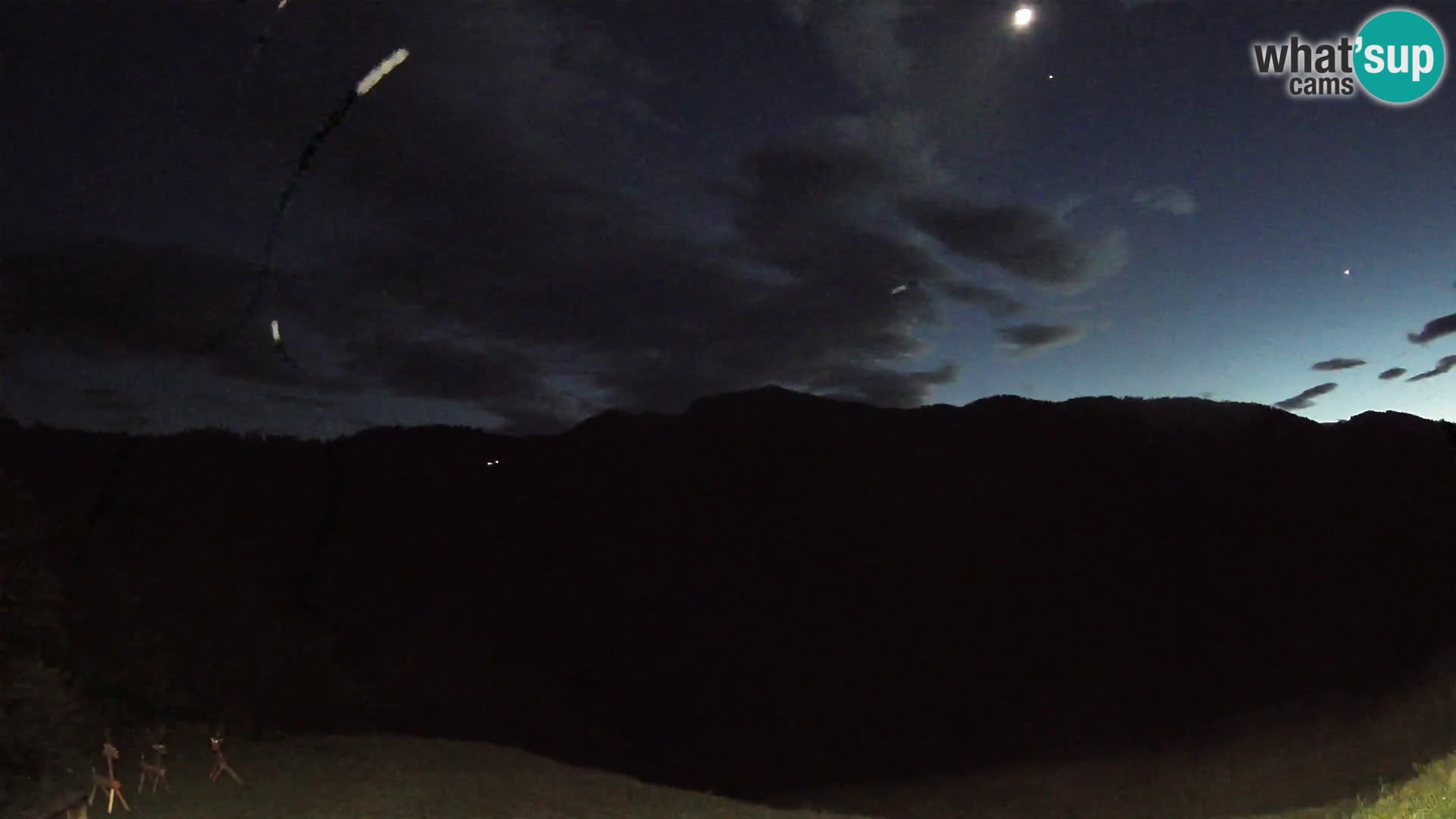 Webcam Brunarica Dražgoše – Live View of Ratitovec (1666 m)