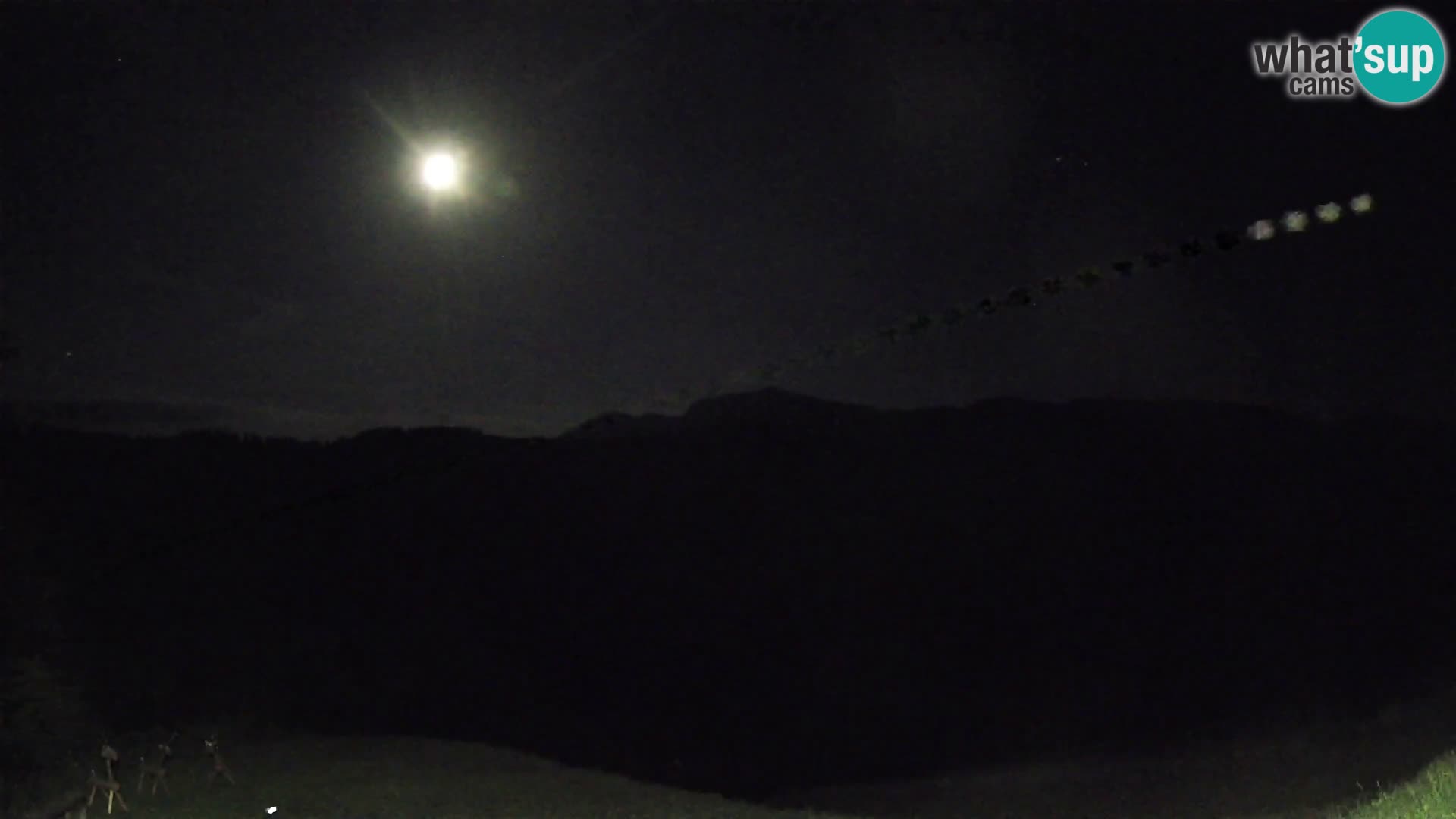 Webcam Brunarica Dražgoše – Live View of Ratitovec (1666 m)