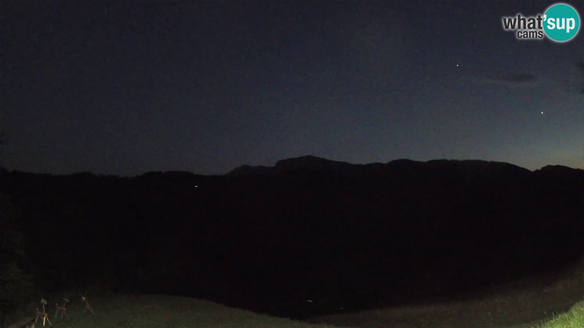Webcam Brunarica Dražgoše – Live View of Ratitovec (1666 m)