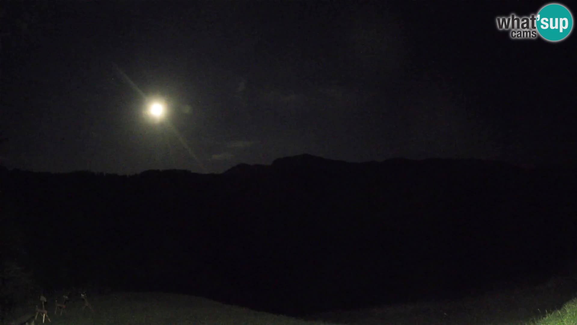 Webcam Brunarica Dražgoše – Live View of Ratitovec (1666 m)