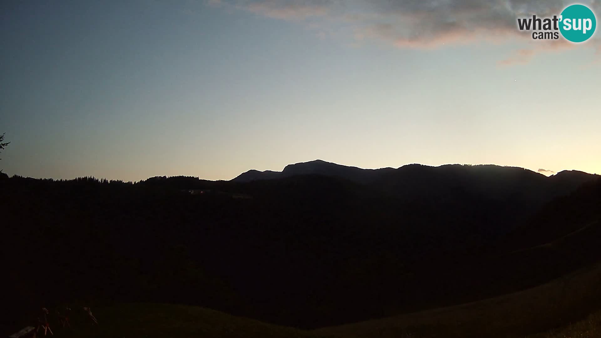 Webcam Brunarica Dražgoše – Live View of Ratitovec (1666 m)