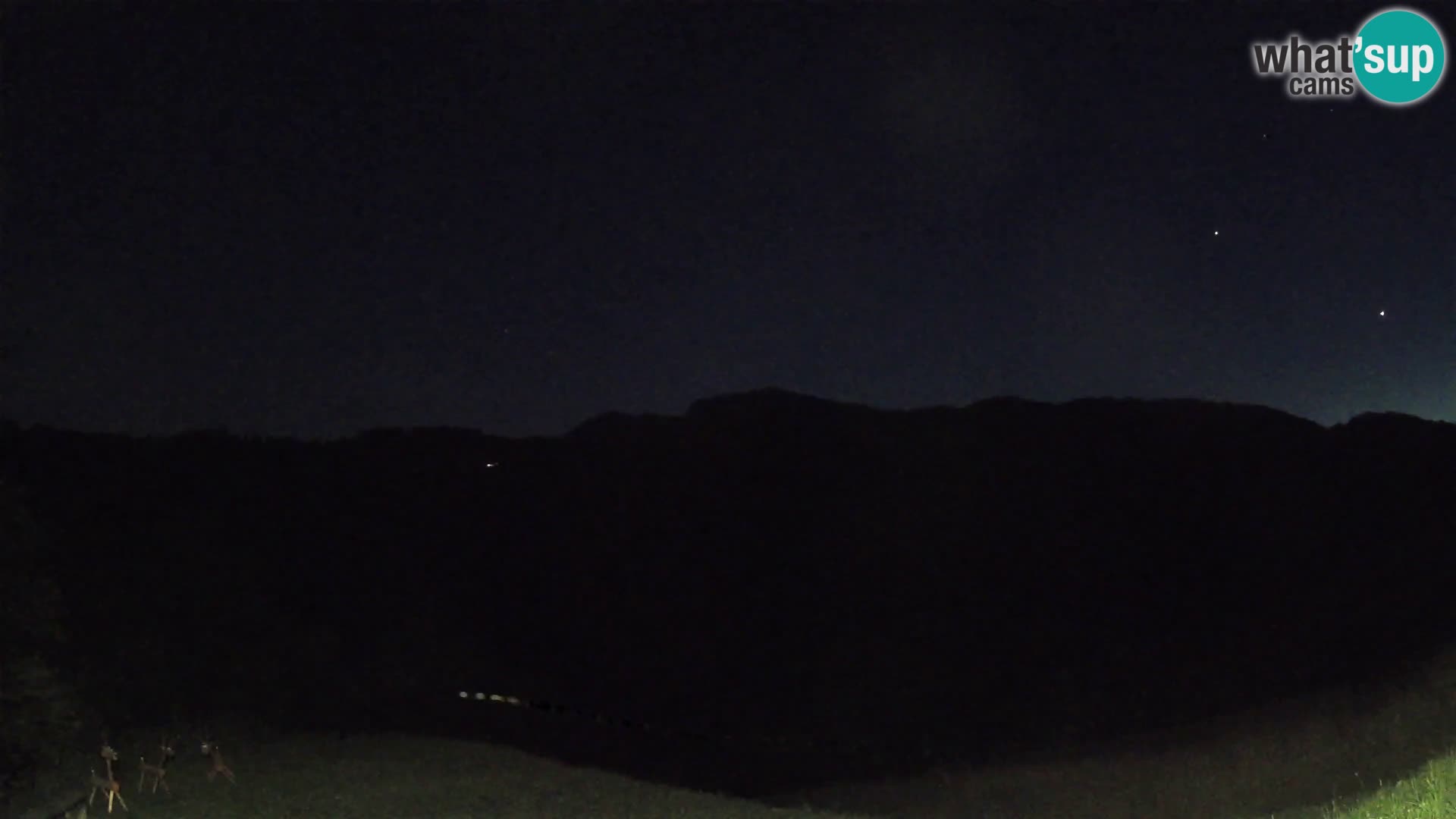 Webcam Brunarica Dražgoše – Live View of Ratitovec (1666 m)