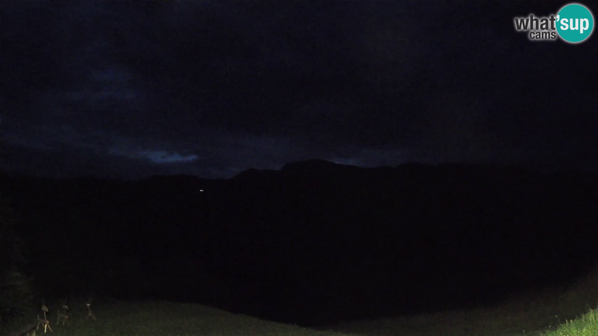 Webcam Brunarica Dražgoše – Live View of Ratitovec (1666 m)