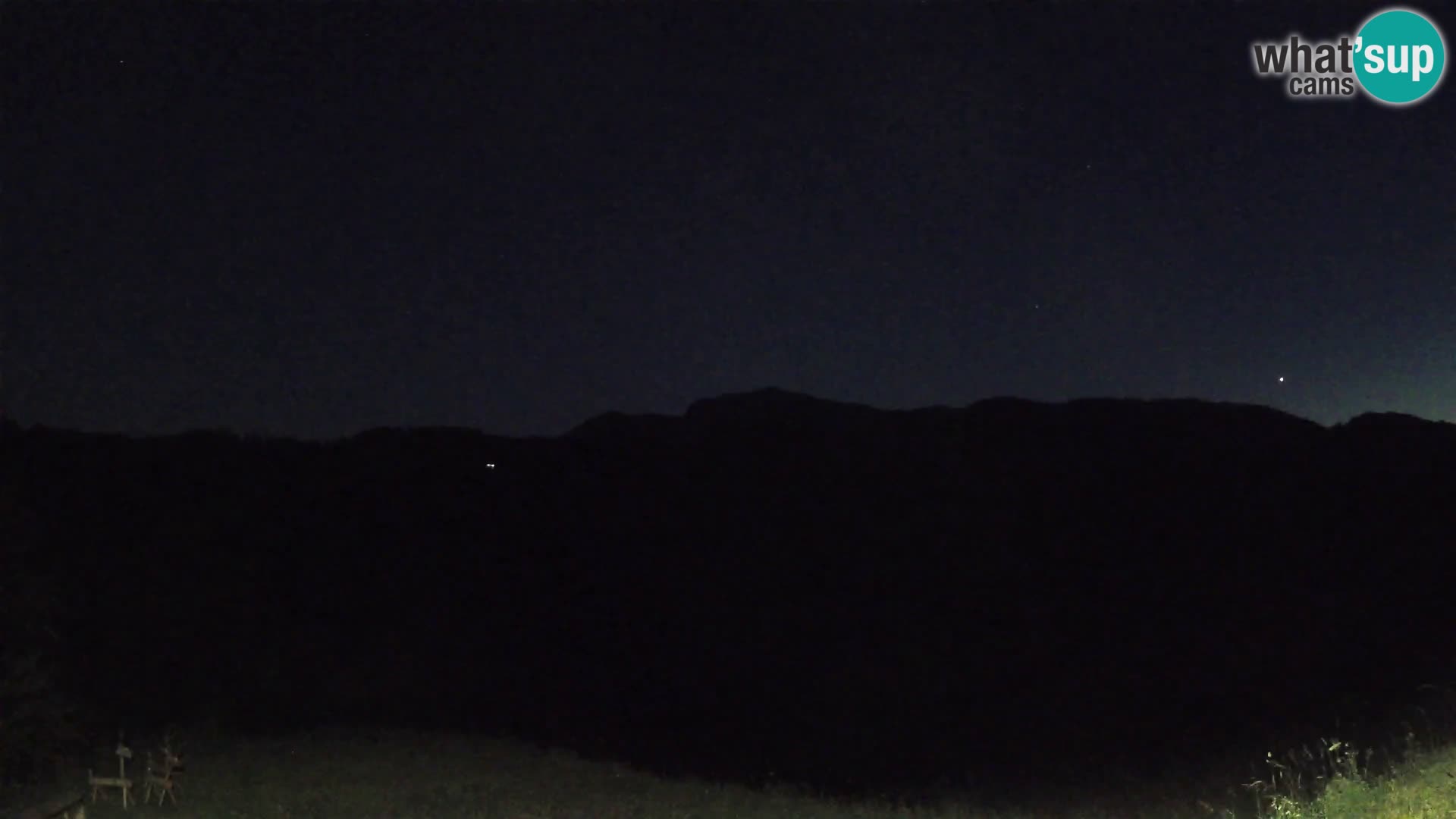 Webcam Brunarica Dražgoše – Live View of Ratitovec (1666 m)