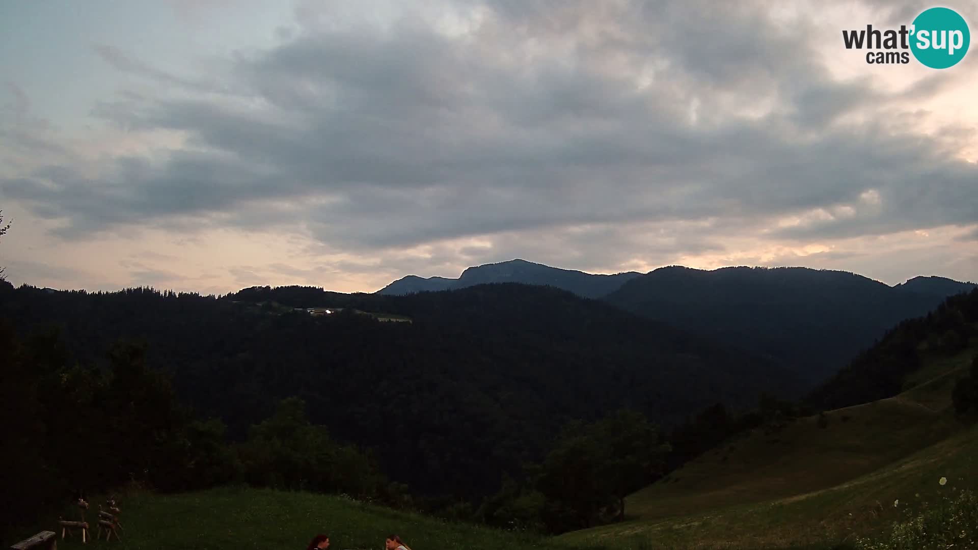 Web kamera Brunarica Dražgoše – Pogled uživo na Ratitovec (1666 m)