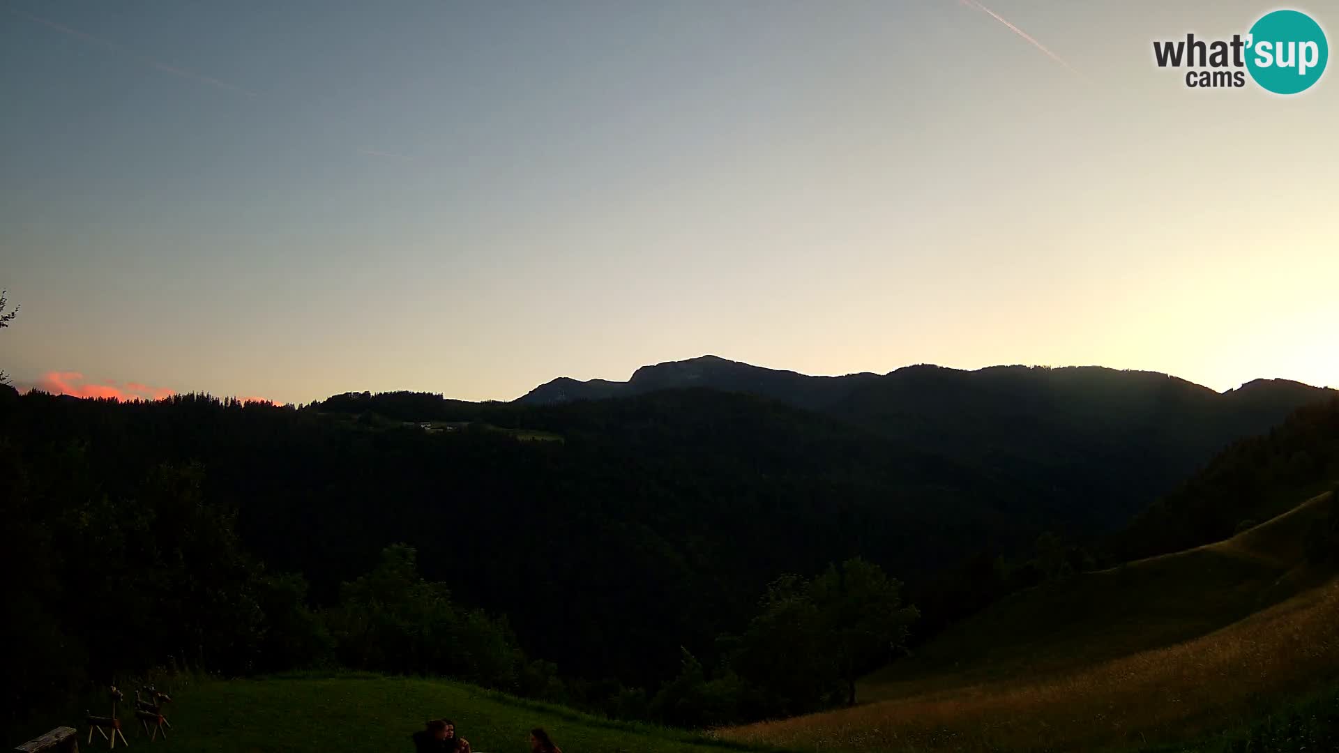 Web kamera Brunarica Dražgoše – Pogled uživo na Ratitovec (1666 m)
