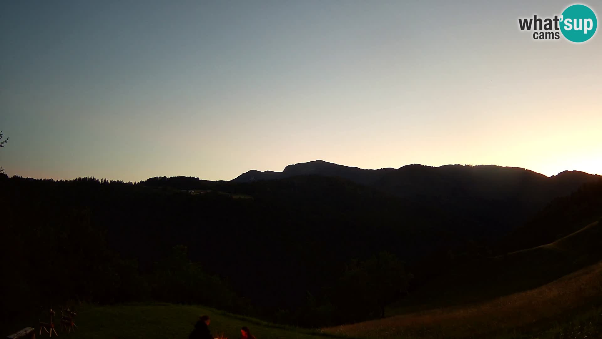 Webcam Brunarica Dražgoše – Liveblick auf Ratitovec (1666 m)