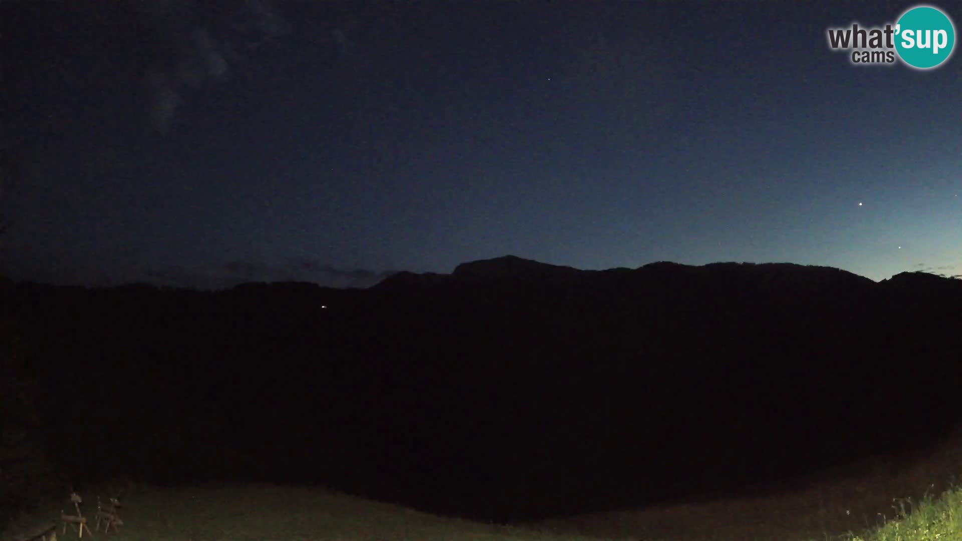 Webcam Brunarica Dražgoše – Liveblick auf Ratitovec (1666 m)
