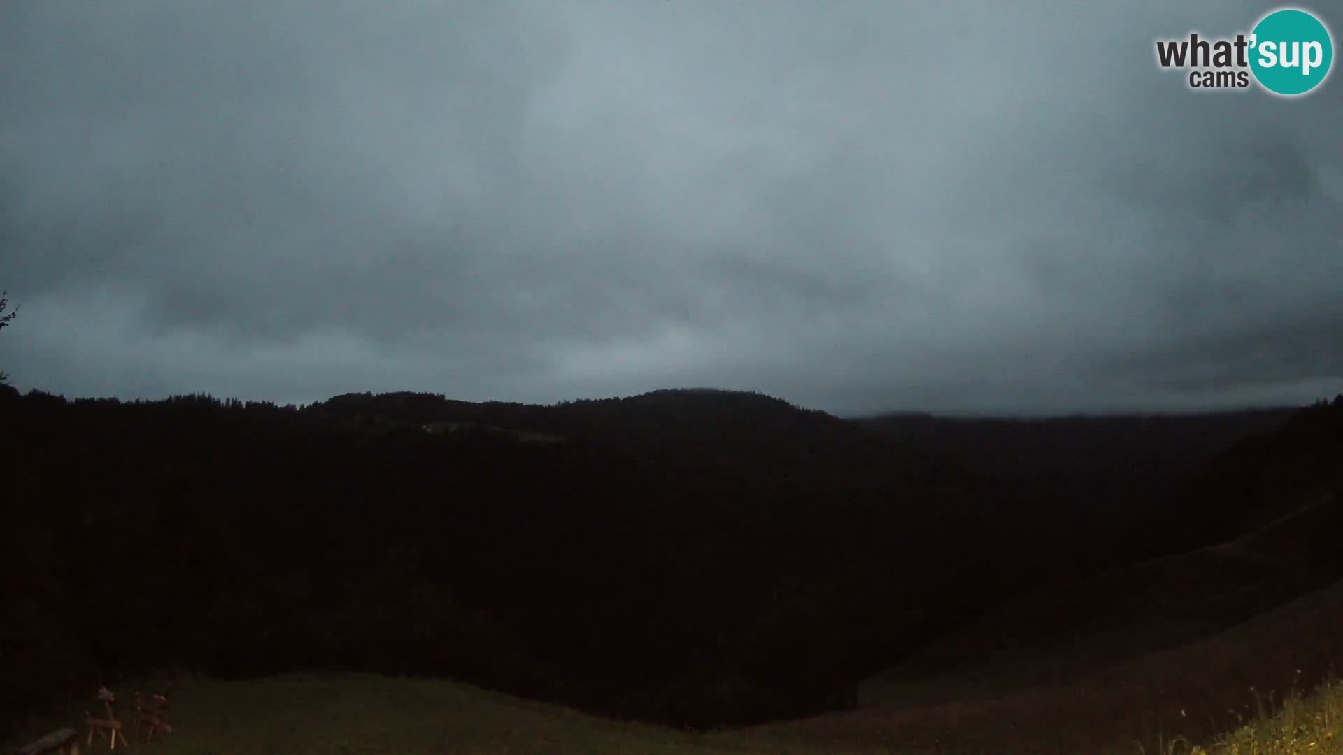 Webcam Brunarica Dražgoše – Liveblick auf Ratitovec (1666 m)