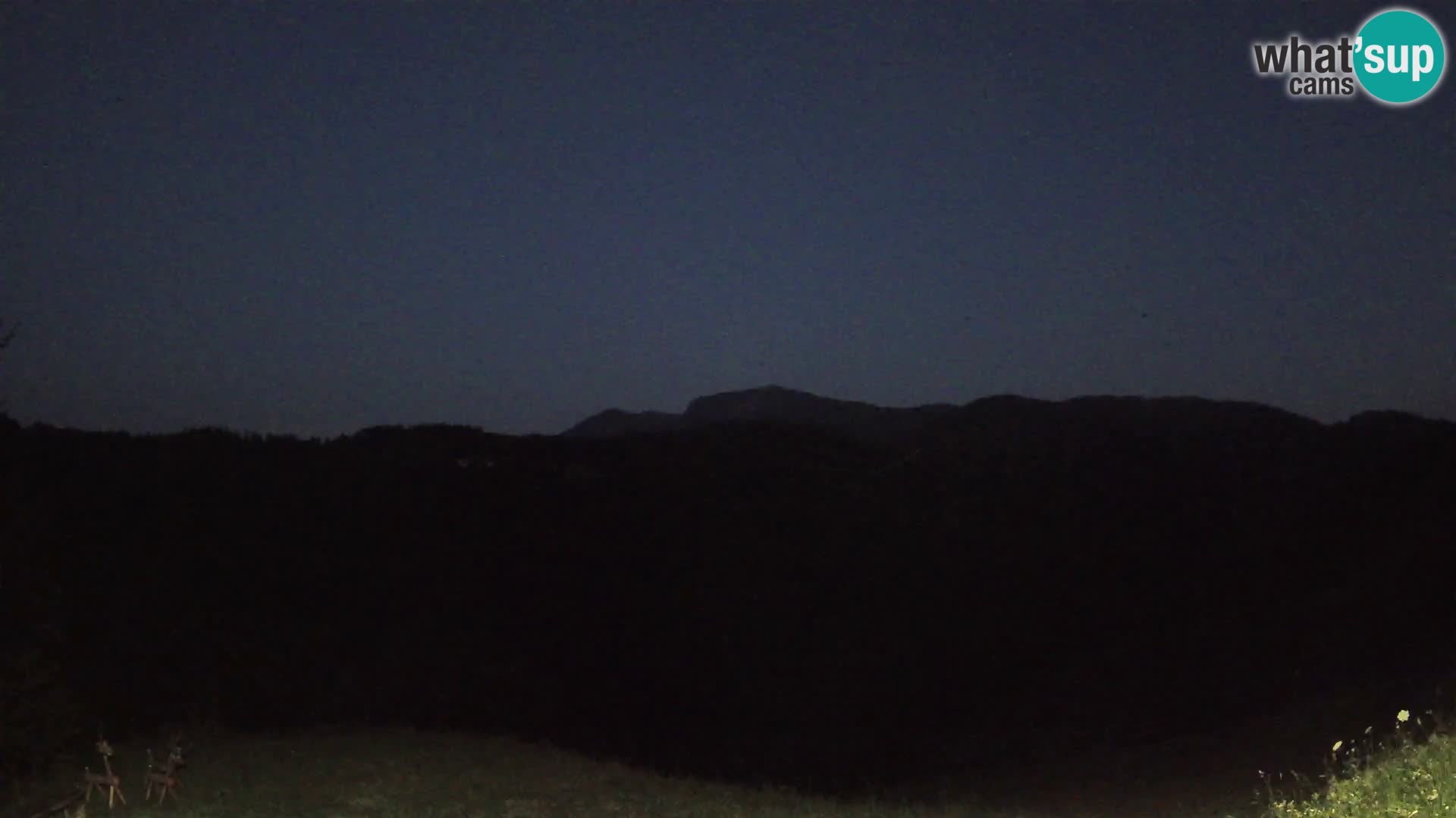 Webcam Brunarica Dražgoše – Live View of Ratitovec (1666 m)