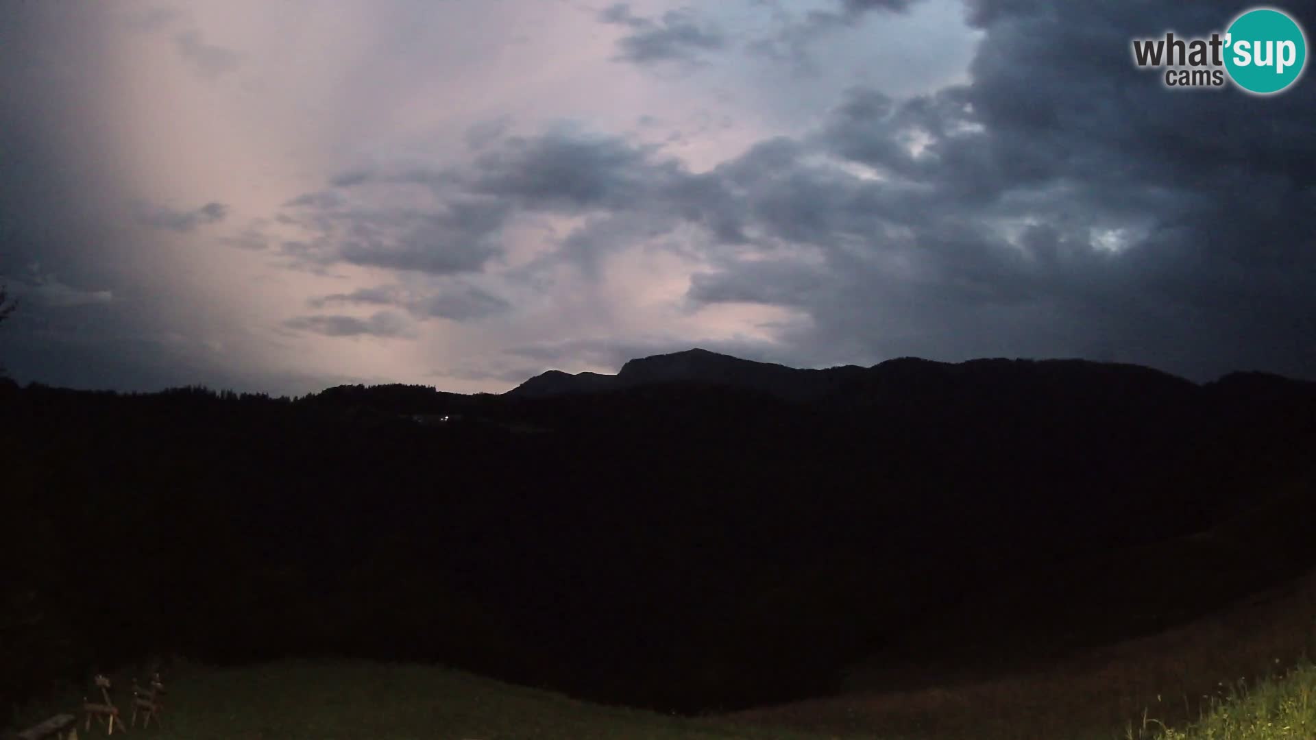 Webcam Brunarica Dražgoše – Liveblick auf Ratitovec (1666 m)