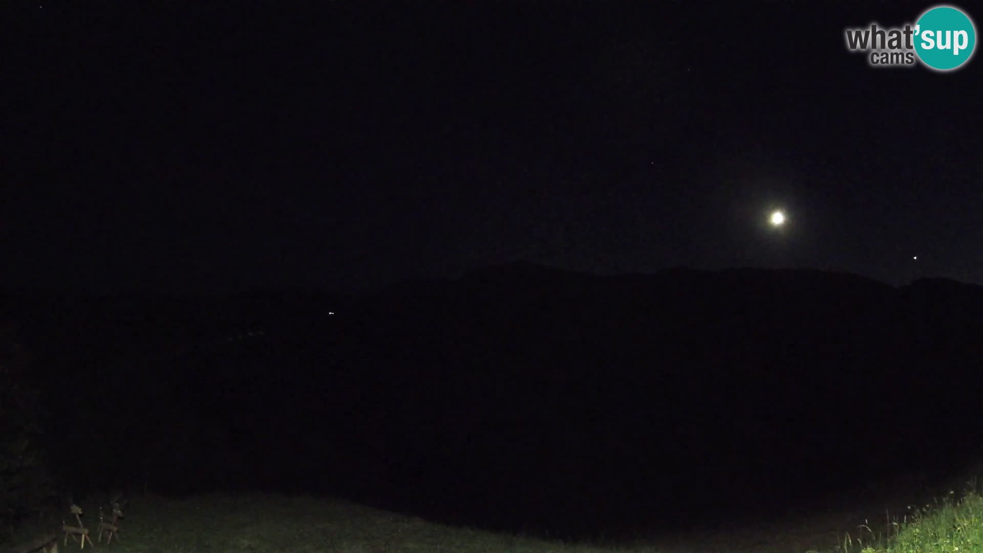 Webcam Brunarica Dražgoše – Vista live sul Ratitovec (1666 m)