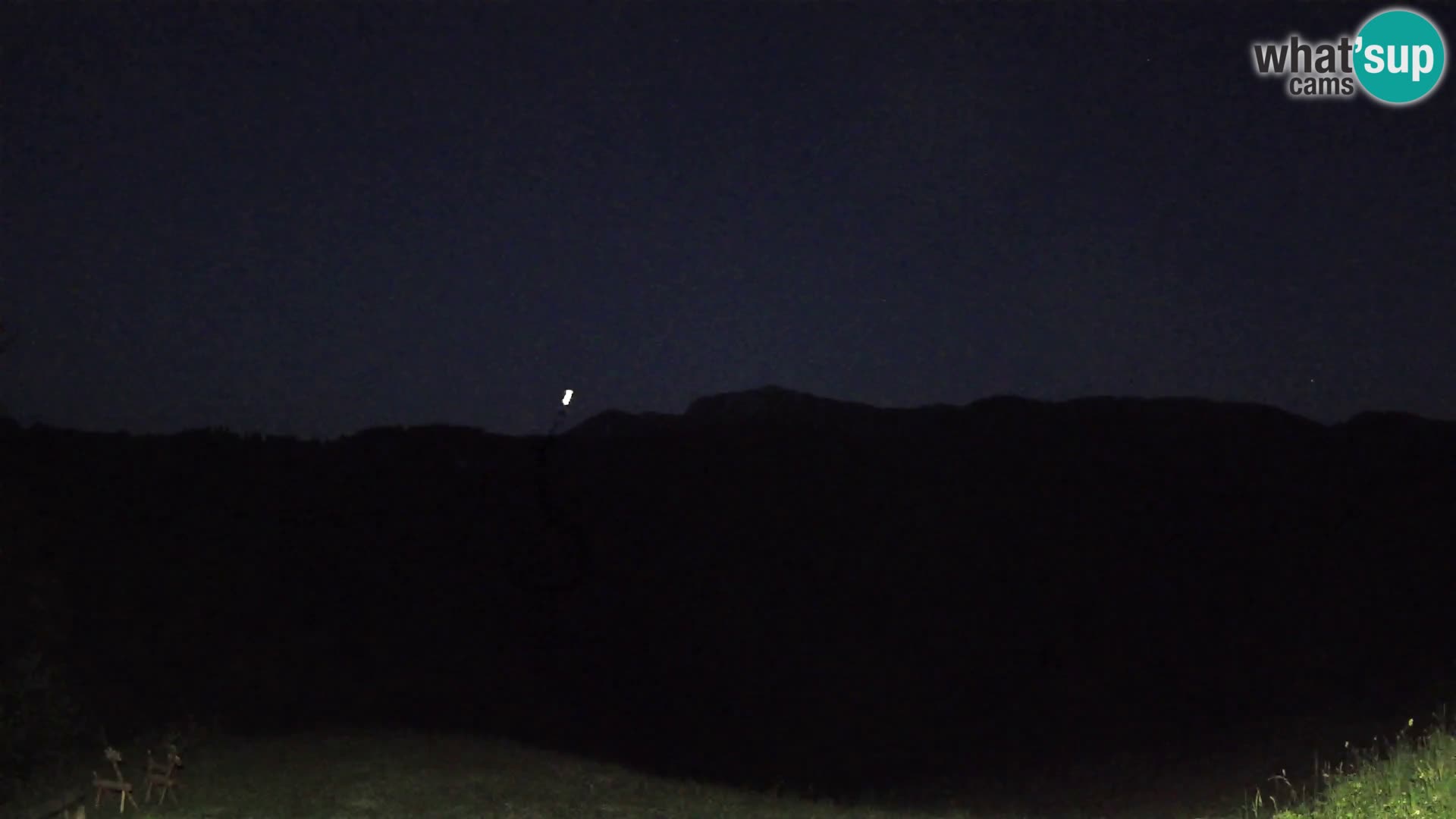 Webcam Brunarica Dražgoše – Liveblick auf Ratitovec (1666 m)