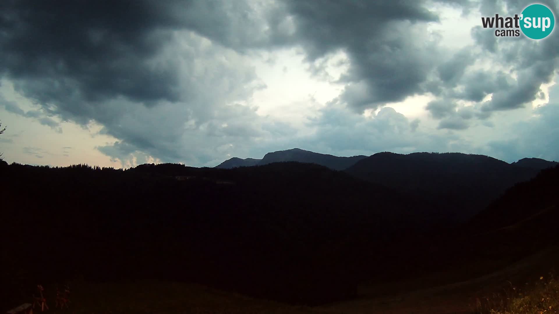 Web kamera Brunarica Dražgoše – Pogled uživo na Ratitovec (1666 m)