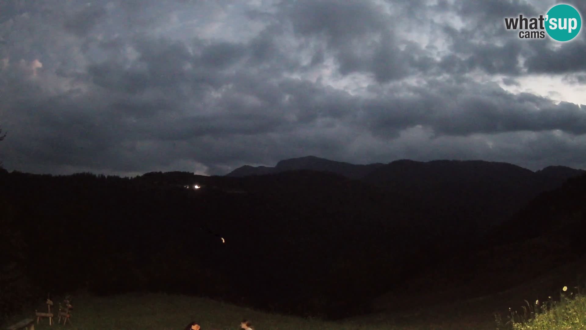Webcam Brunarica Dražgoše – Liveblick auf Ratitovec (1666 m)