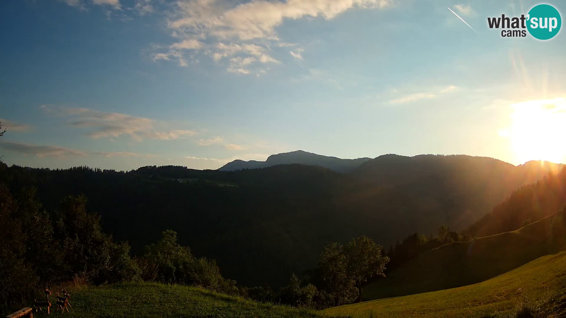 Web kamera Brunarica Dražgoše – Pogled uživo na Ratitovec (1666 m)