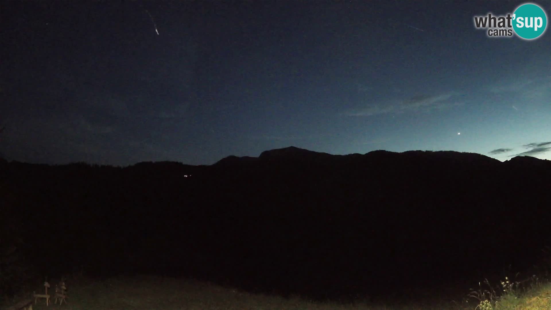 Webcam Brunarica Dražgoše – Live View of Ratitovec (1666 m)