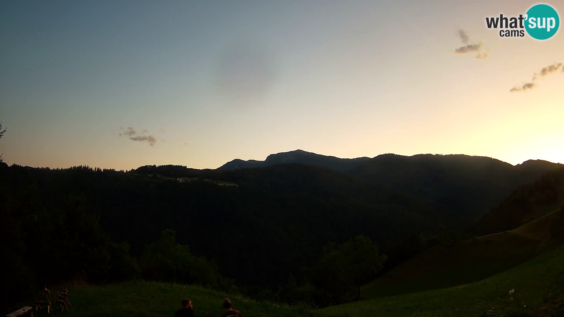 Web kamera Brunarica Dražgoše – Pogled uživo na Ratitovec (1666 m)