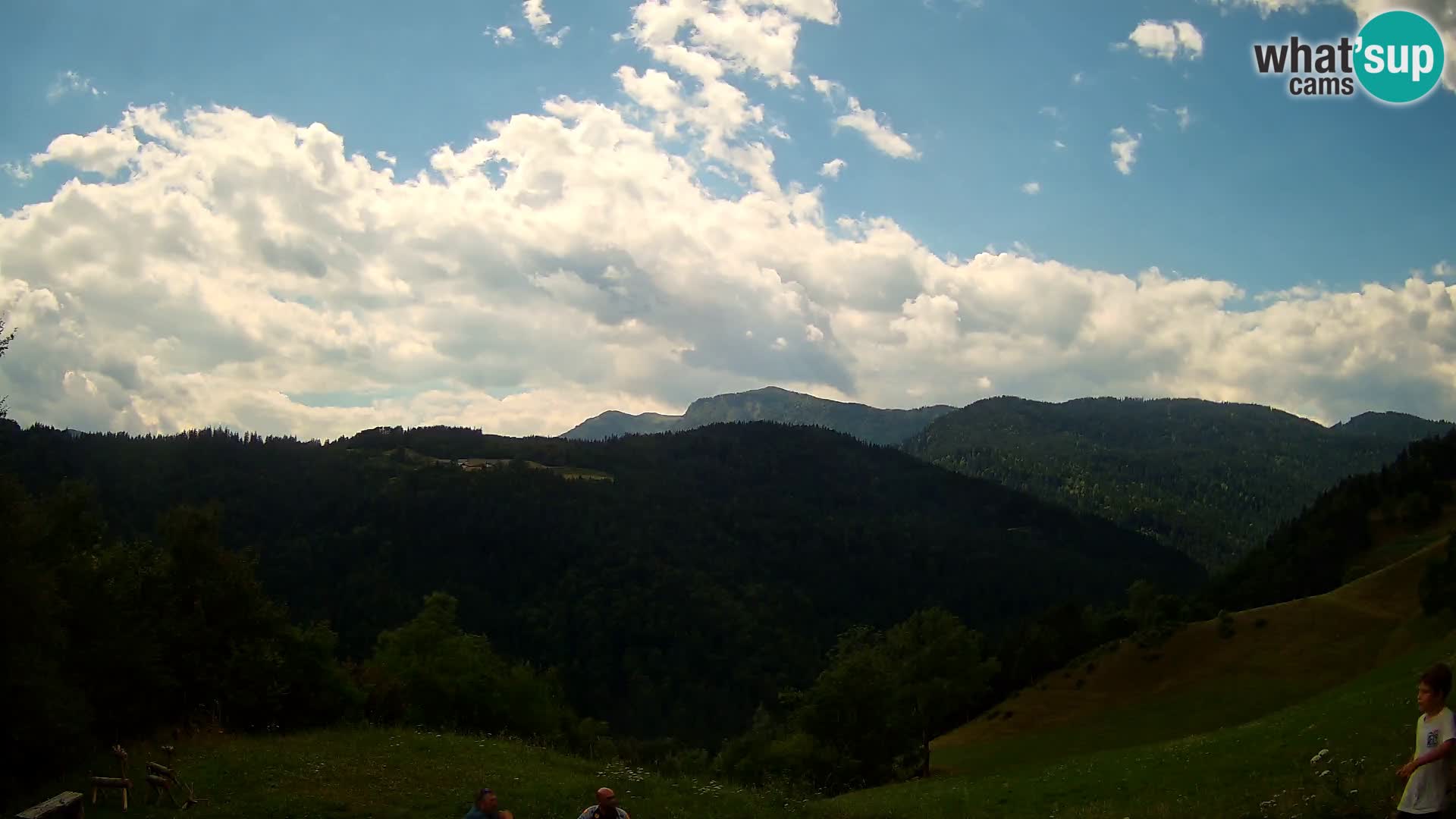 Webcam Brunarica Dražgoše – Live View of Ratitovec (1666 m)