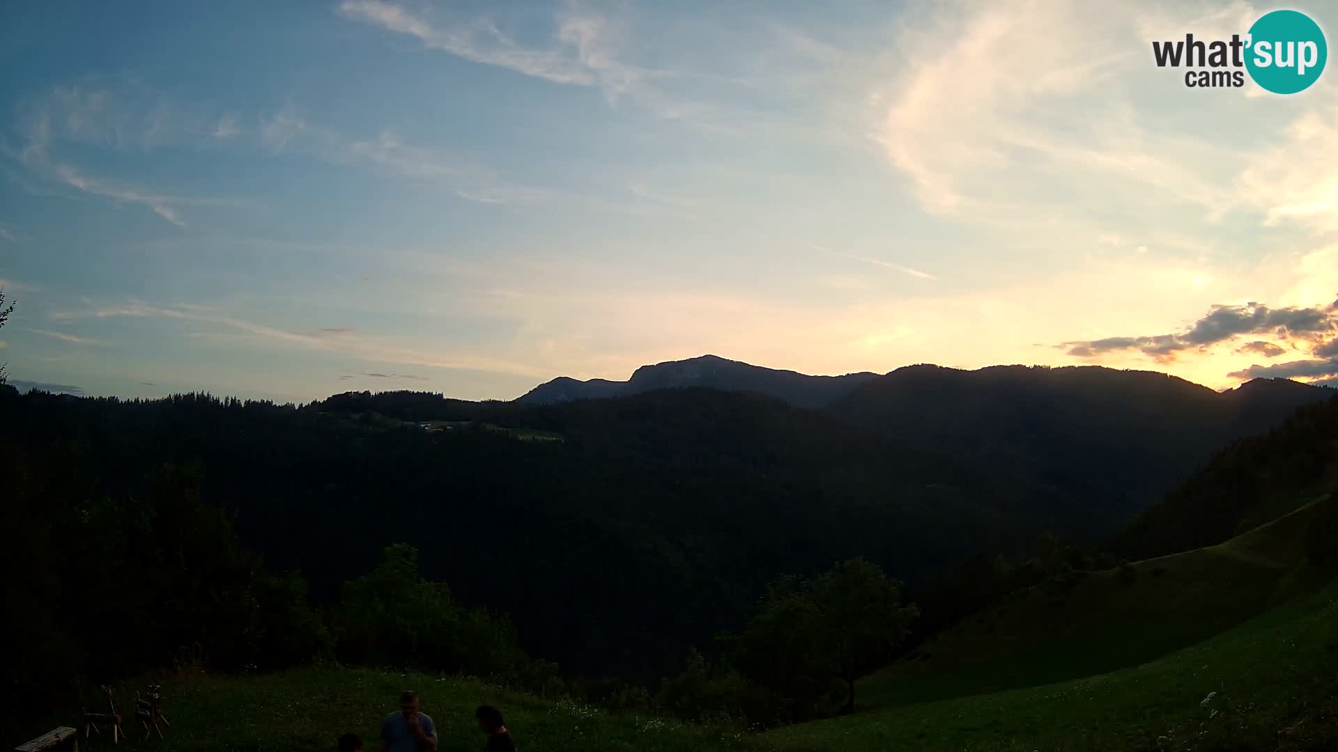 Web kamera Brunarica Dražgoše – Pogled uživo na Ratitovec (1666 m)