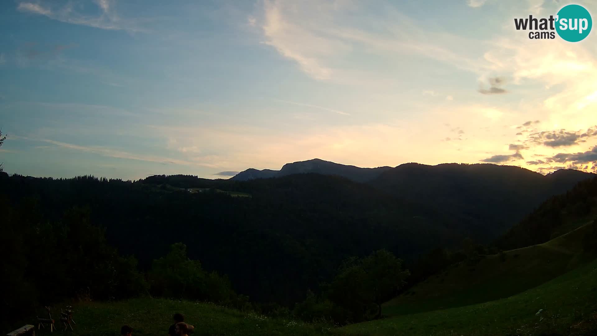 Webcam Brunarica Dražgoše – Liveblick auf Ratitovec (1666 m)
