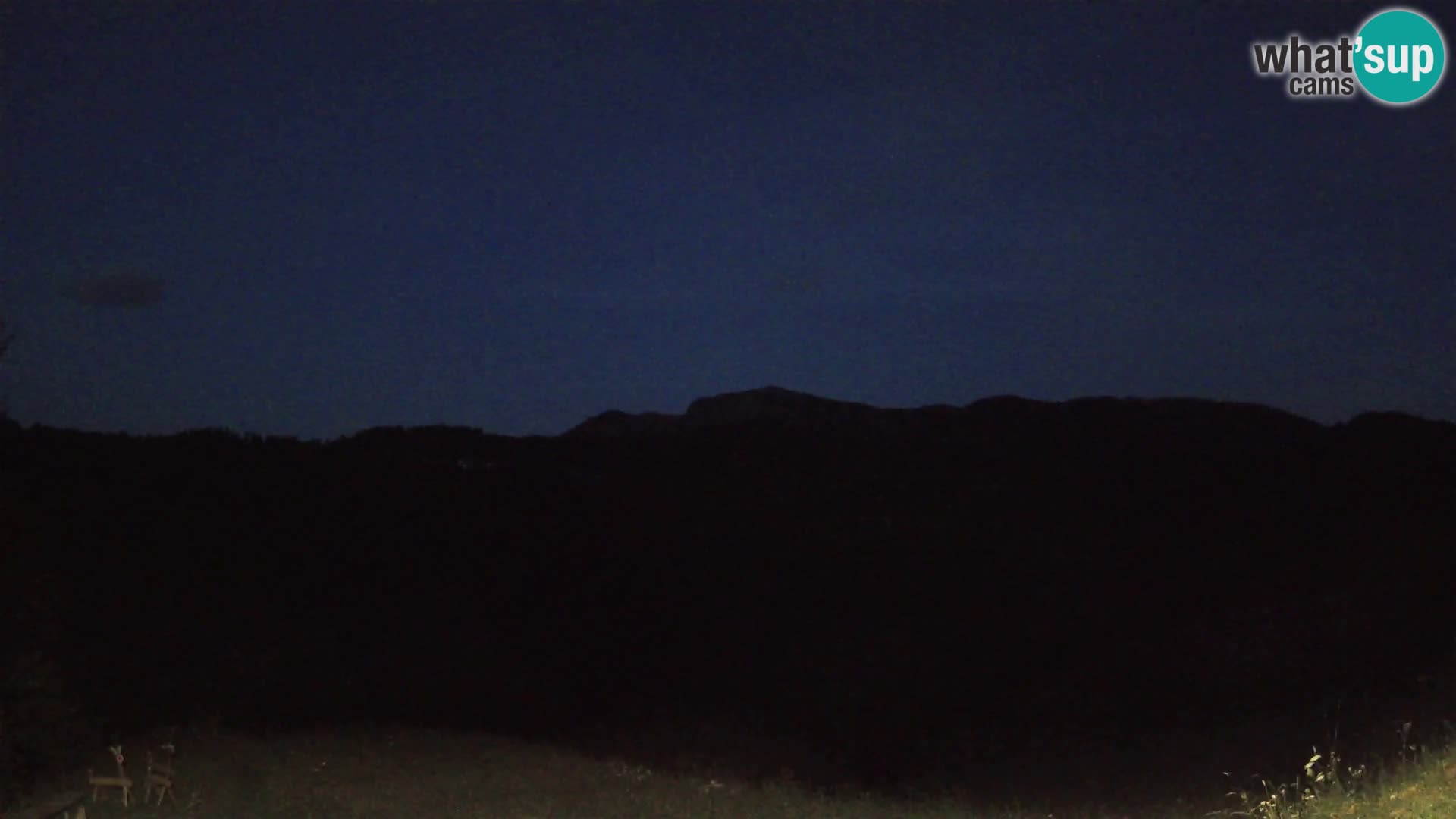 Webcam Brunarica Dražgoše – Liveblick auf Ratitovec (1666 m)