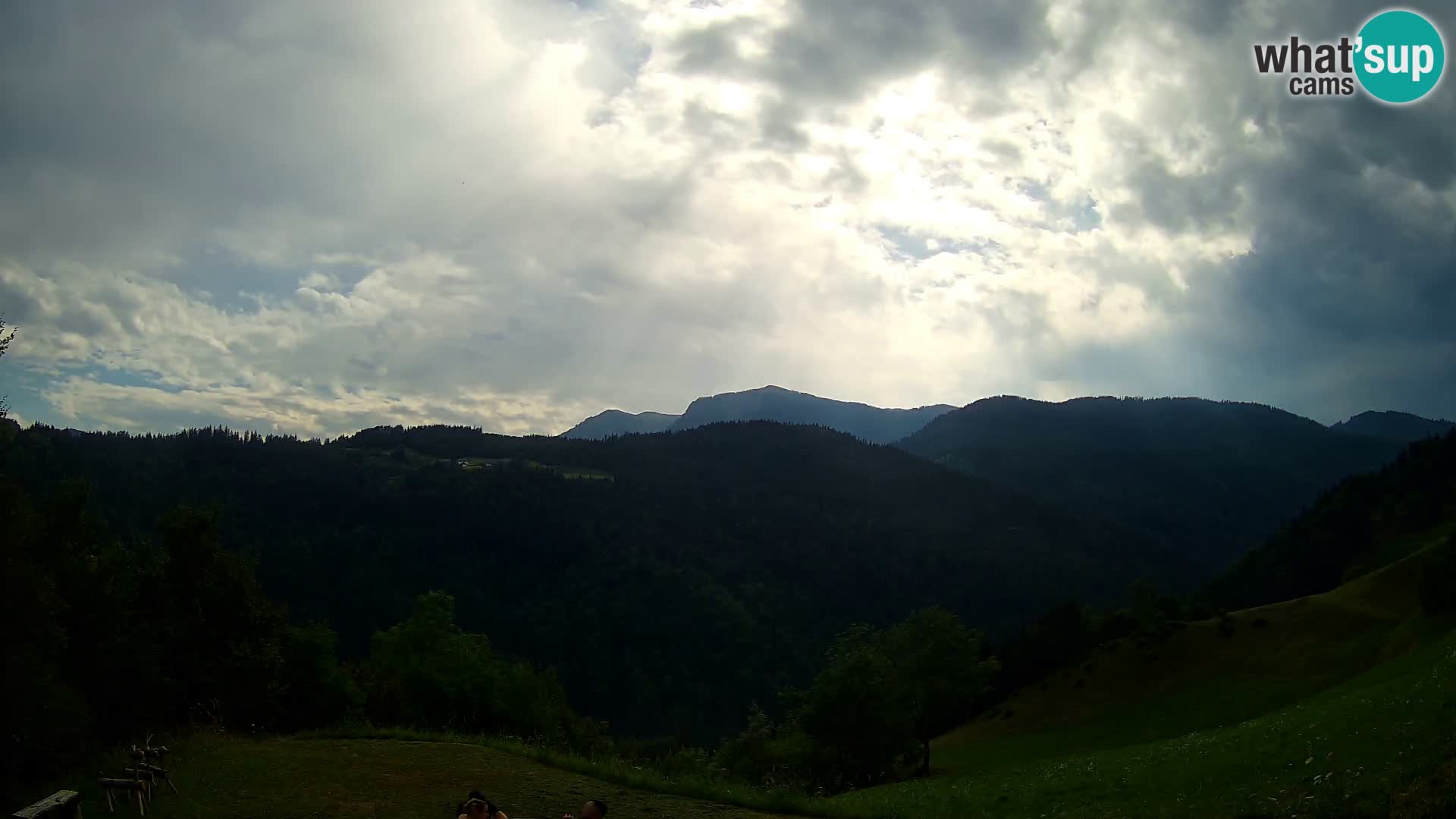 Webcam Brunarica Dražgoše – Liveblick auf Ratitovec (1666 m)