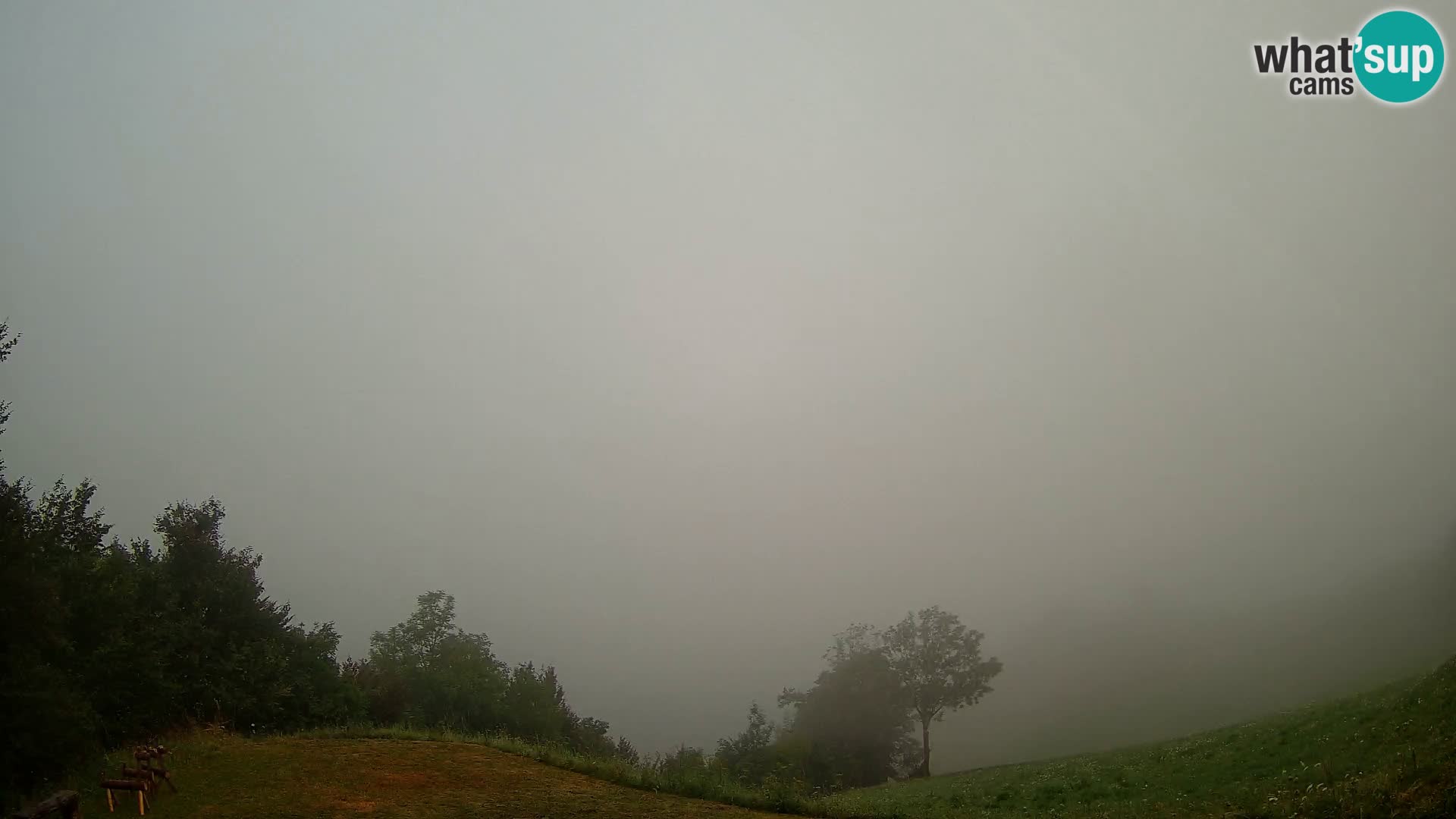 Webcam Brunarica Dražgoše – Vista live sul Ratitovec (1666 m)