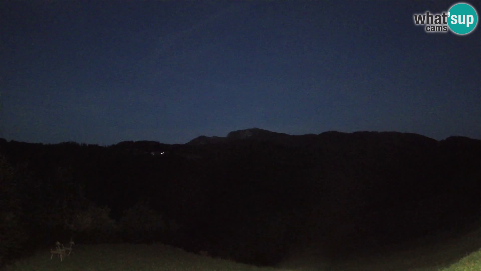 Webcam Brunarica Dražgoše – Live View of Ratitovec (1666 m)