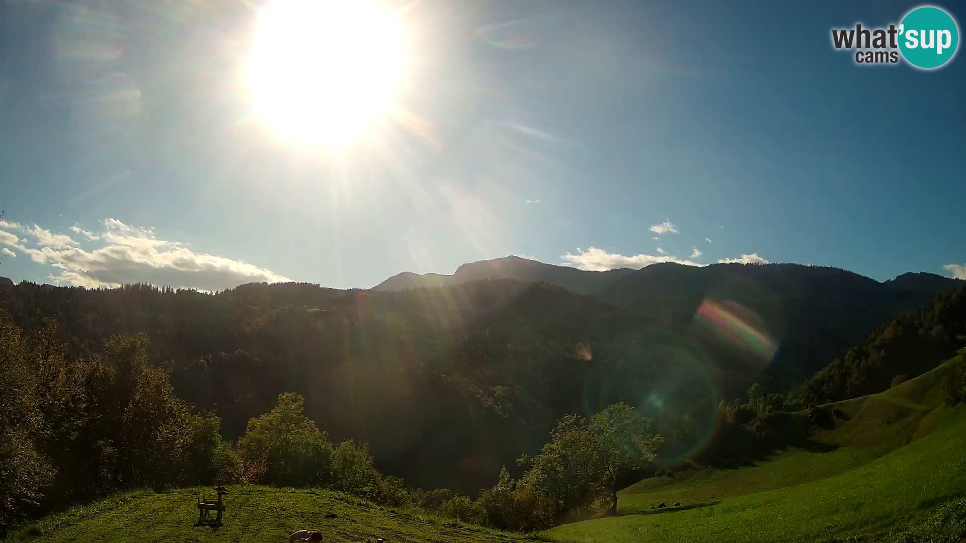 Webcam Brunarica Dražgoše – Live View of Ratitovec (1666 m)