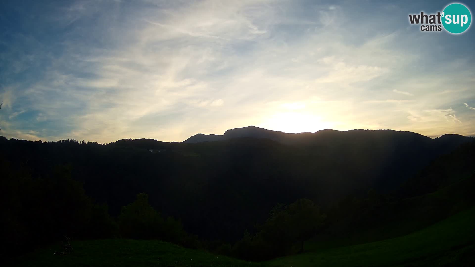 Webcam Brunarica Dražgoše – Live View of Ratitovec (1666 m)