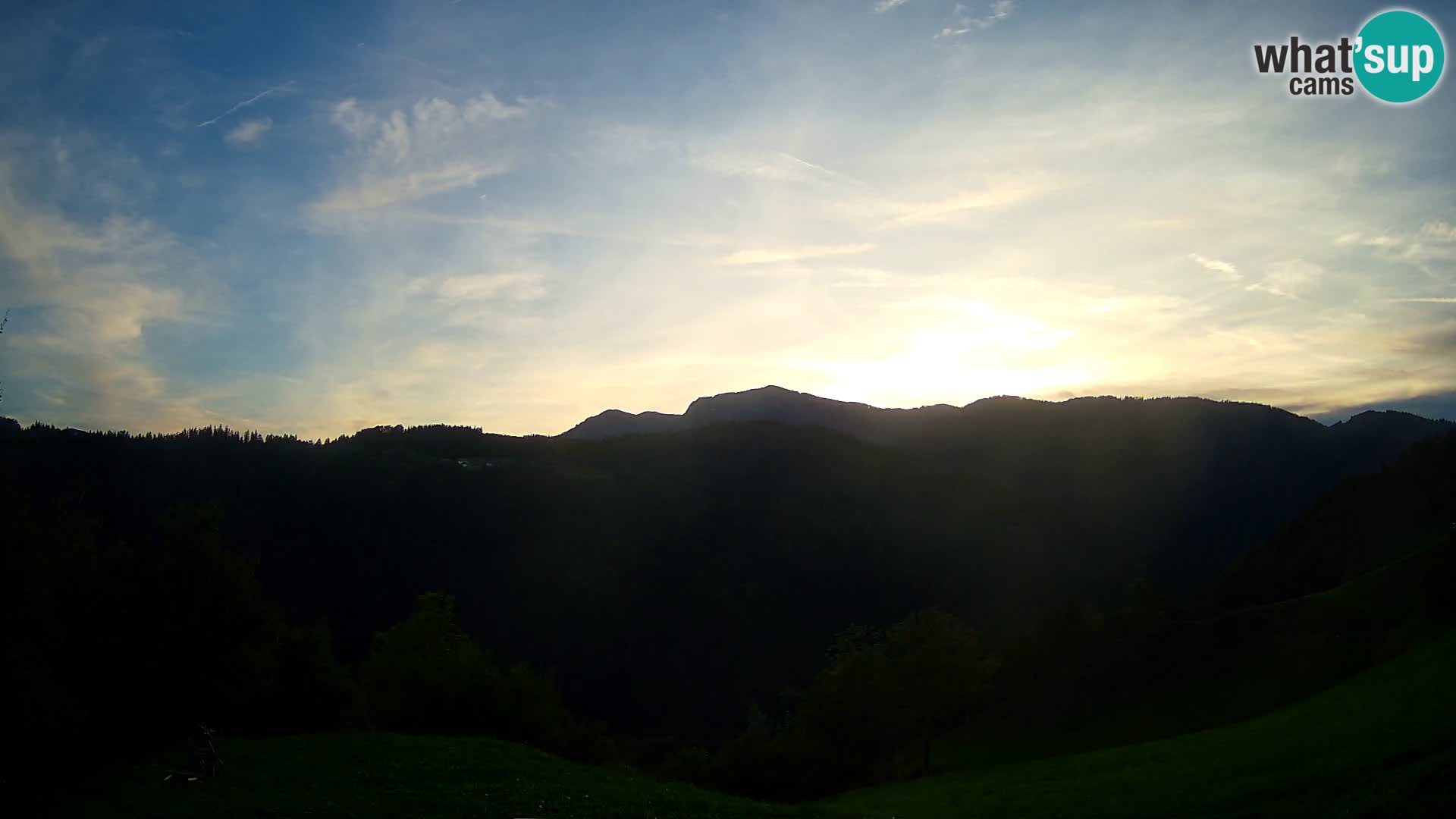 Webcam Brunarica Dražgoše – Vista live sul Ratitovec (1666 m)