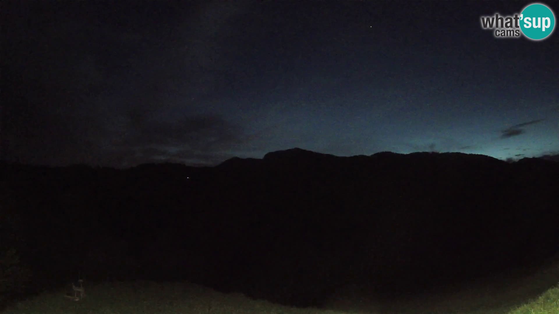 Webcam Brunarica Dražgoše – Liveblick auf Ratitovec (1666 m)